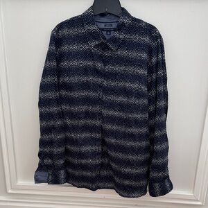 Tommy Hilfiger Black and White Polka Dot Shirt